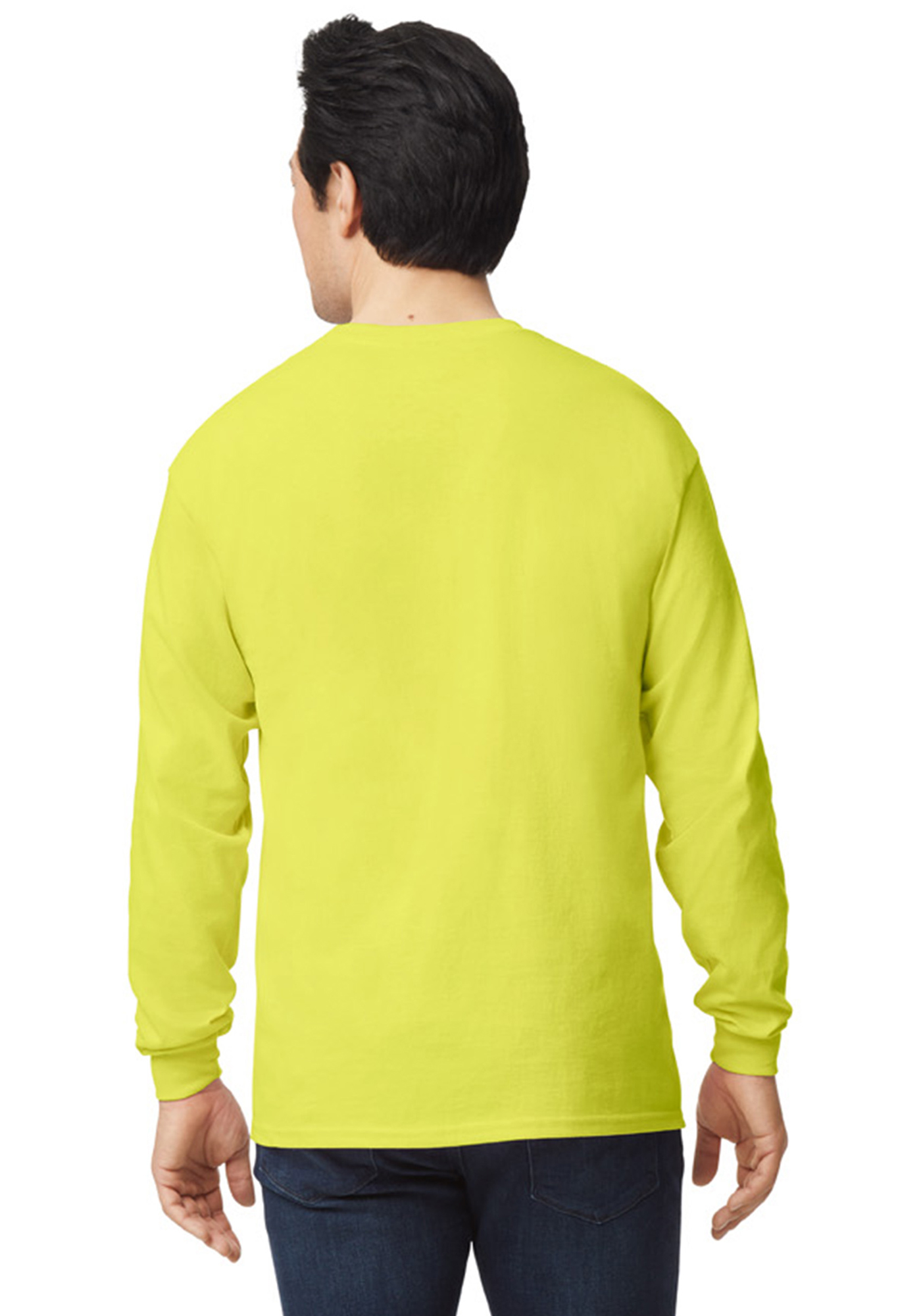 gildan Long sleev t-shirt gildan 2400 yellow m