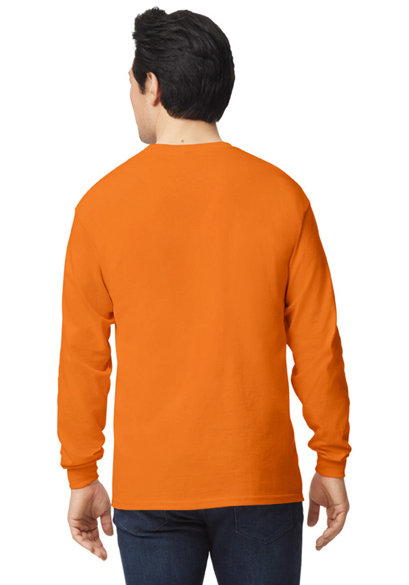 gildan Long sleev t-shirt gildan 2400 orange m