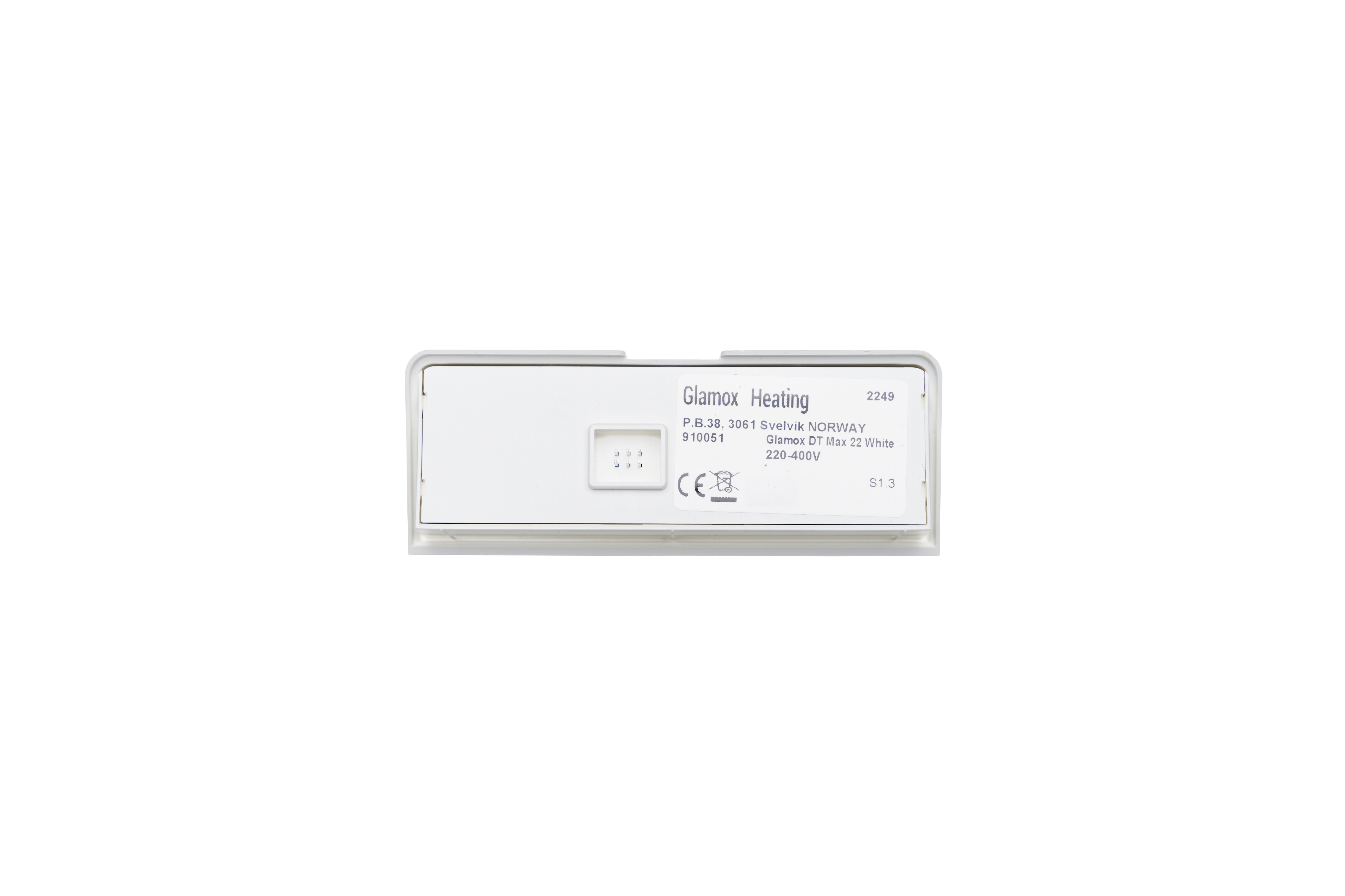 glamox Digital termostat dt max 22 h40/h60 white 220-400v