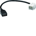 ADAPTERI HAGER GMKUSB2A USB2.0 KEYSTONE