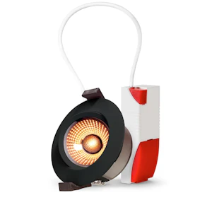 unilamp Gyro eco 9w 550lm warmdim ip44 sort