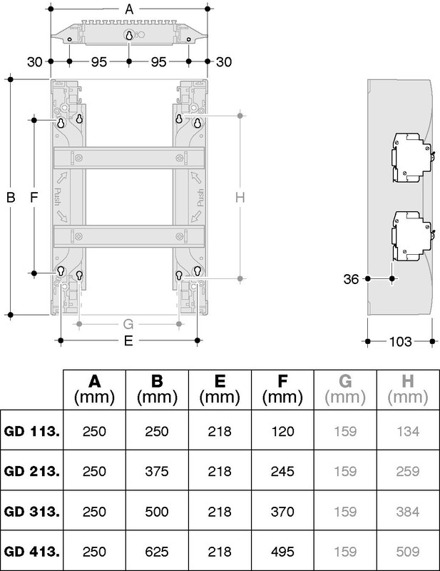 hager Kapsling 3x13 m i plast