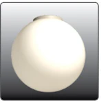 RIPUSTUSVALAISIN GLOBE KUPU 350MM