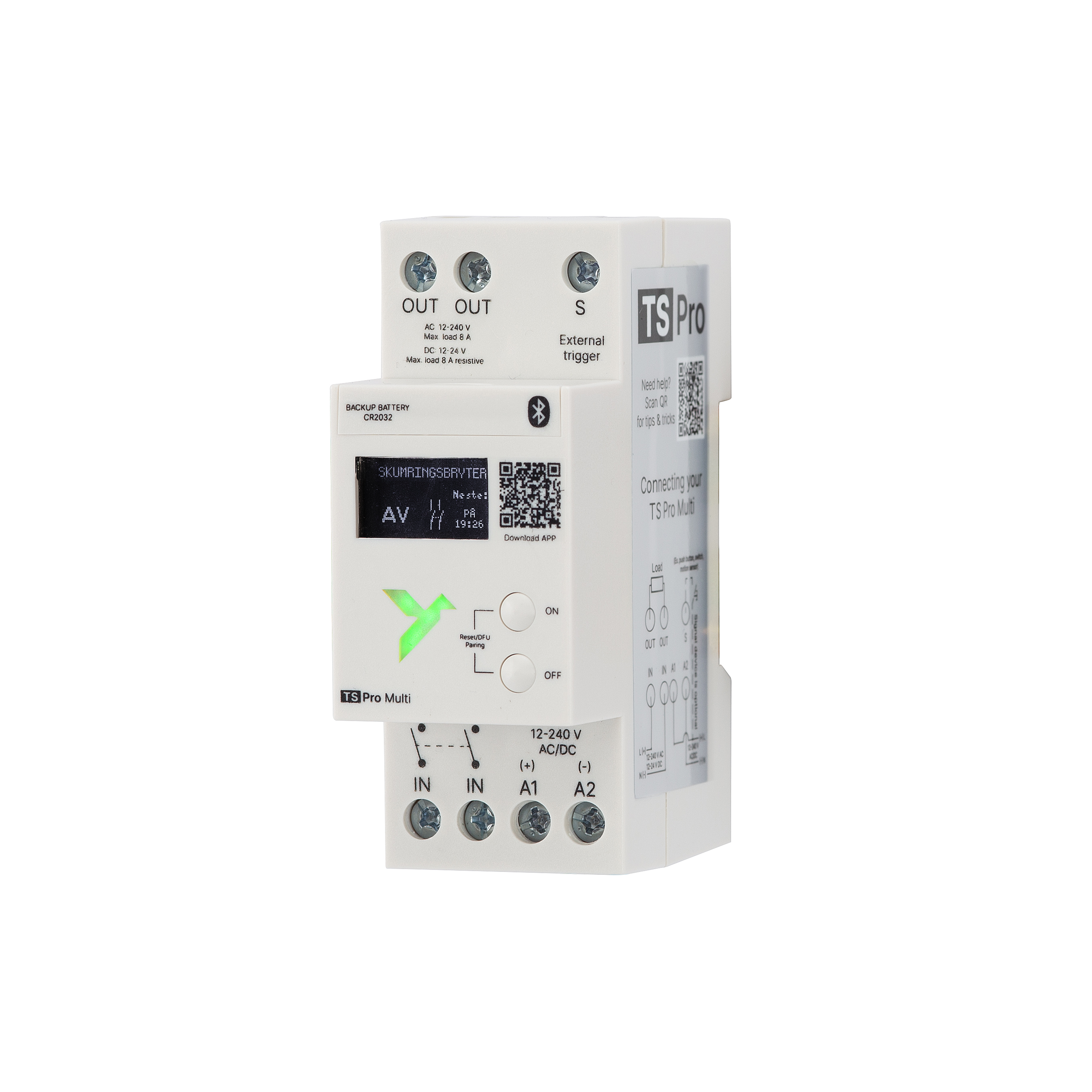 Multifunksjons koblingsur TS Pro Multi
