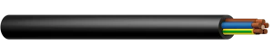 draka H07rn-f 4g2,5 mm² sort draka