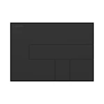 TRYCKPLATTA AW100 MATT SVART H900100 AW100 MATTSVART205x145
