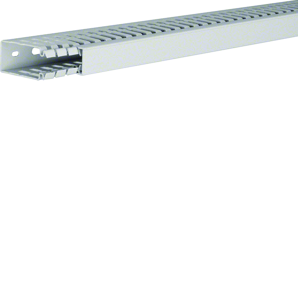 Slisset Ledningskanal Halogenfri 60x25 Lysgrå 2m
