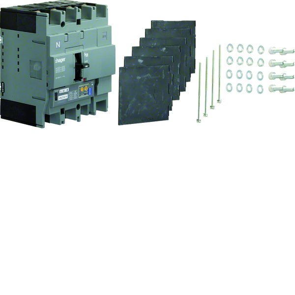 hager Moulded case circuit breaker 4p 0% 40-50-63a 70ka
