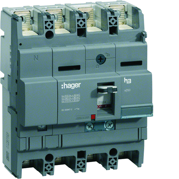 hager Effektbryttare kompakt 4p 50% 63-80-100a 40ka j/j
