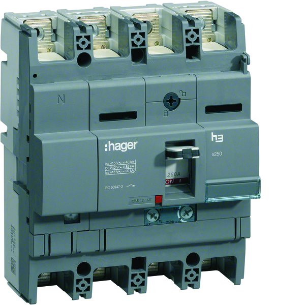 hager Effektbryttare kompakt 4p 50% 100-125-160a 40ka j/j