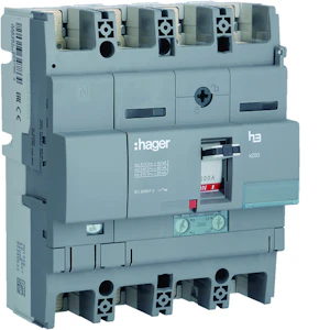 hager Effektbryttare kompakt 4p 50% 125-160-200a 40ka j/j