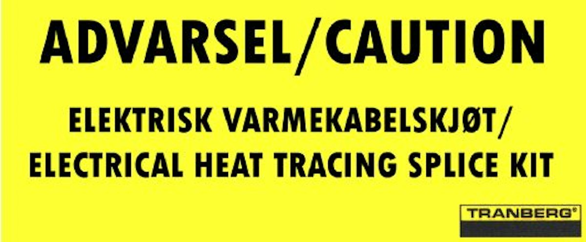 HT CAUTION LABEL FOR SPLICE | Merkelapper | Onninen AS
