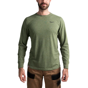 milwaukee T-shirt milwaukee hybrid long green htlsgn-l