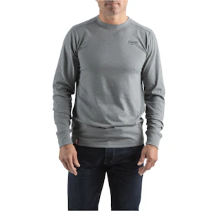 milwaukee T-shirt milwaukee hybrid long grey htlsgr-s