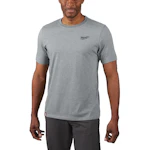 T-SHIRT MILWAUKEE HYBRID KORT GRÅ HTSSBL-L