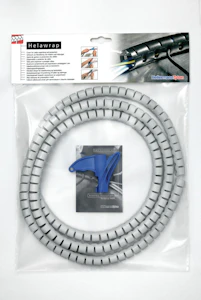 hellermanntyton Sidontaspiraali helawrap hwpp16l2 harmaa 2m