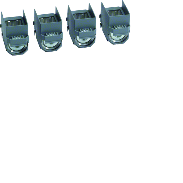 hager Liitinpakkaus hager hyb002h x250 al/cu 4n tunneli