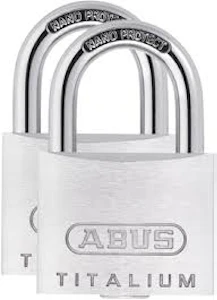 handi Hengelås abus 64ti/40 twins titalium 2-pk 40mm