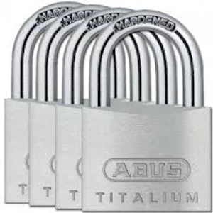 handi Hengelås abus 64ti/40 quads titalium 4-pk 40mm