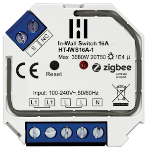 heimgard technologies Smart bryter, 16a skjult montering i vegg takboks