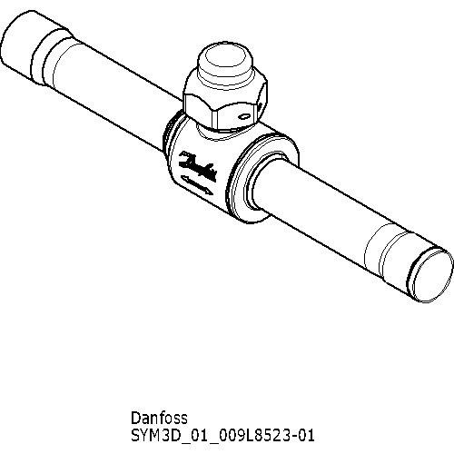 danfoss Palloventtiili danfoss gbc 16l, 50bar