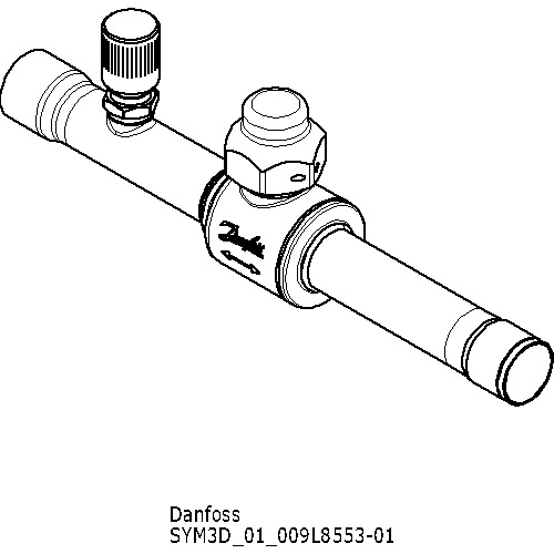 danfoss Palloventtiili danfoss gbc 16l, 50bar