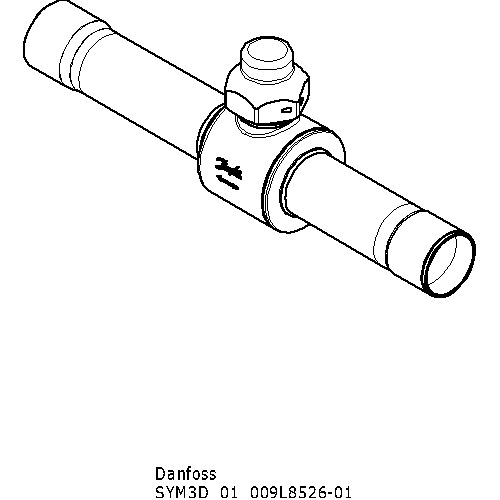 danfoss Palloventtiili danfoss gbc 28l, 50bar