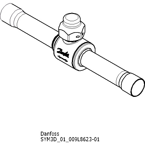 danfoss Palloventtiili danfoss gbc 16l, 50bar