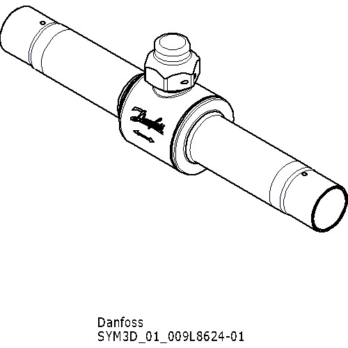 danfoss Palloventtiili danfoss gbc 18l, 50bar