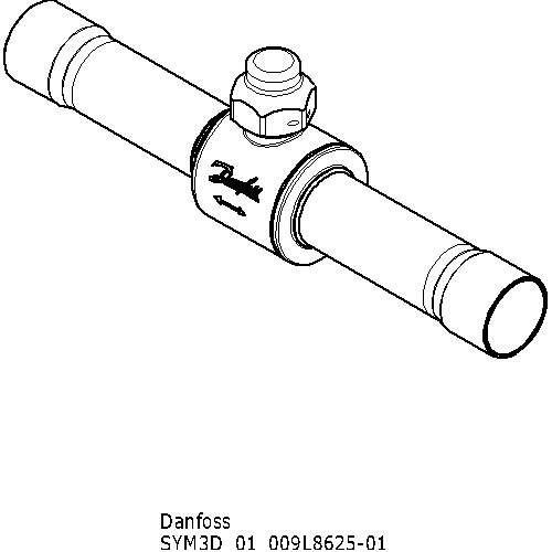 danfoss Palloventtiili danfoss gbc 22l, 50bar