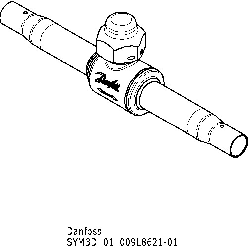 danfoss Palloventtiili danfoss gbc 10l, 50bar