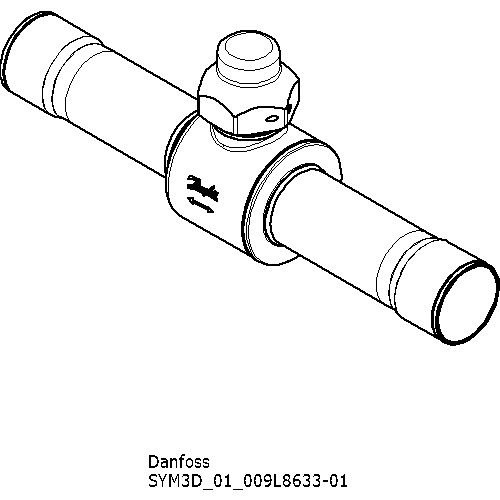 danfoss Palloventtiili danfoss gbc 28l, 50bar