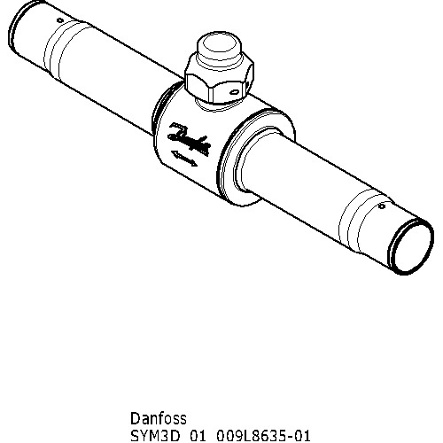 danfoss Palloventtiili danfoss gbc 18l, 50bar