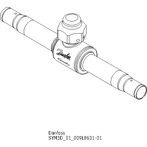 danfoss Palloventtiili danfoss gbc 10l, 50bar