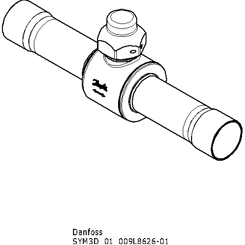 danfoss Palloventtiili danfoss gbc 28l, 50bar