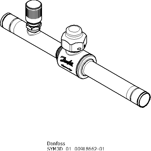 danfoss Palloventtiili danfoss gbc 12l, 50bar