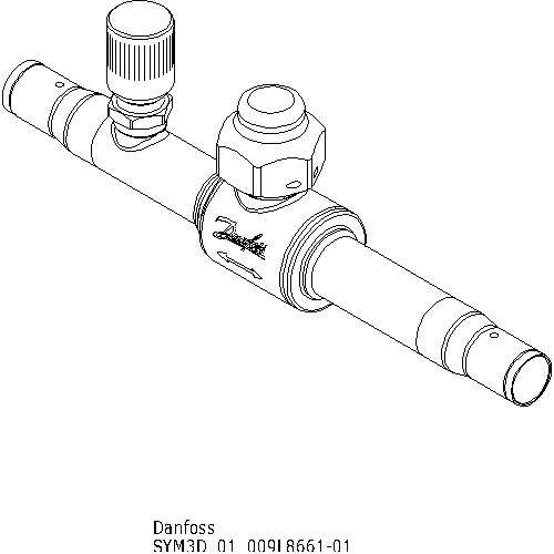 danfoss Palloventtiili danfoss gbc 10l, 50bar
