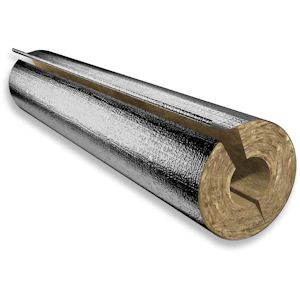 knauf insulation Stone wool pipe section knauf ps eco alu 76-60 4,8 m