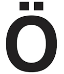 LETTER Ö STICKER 50mm