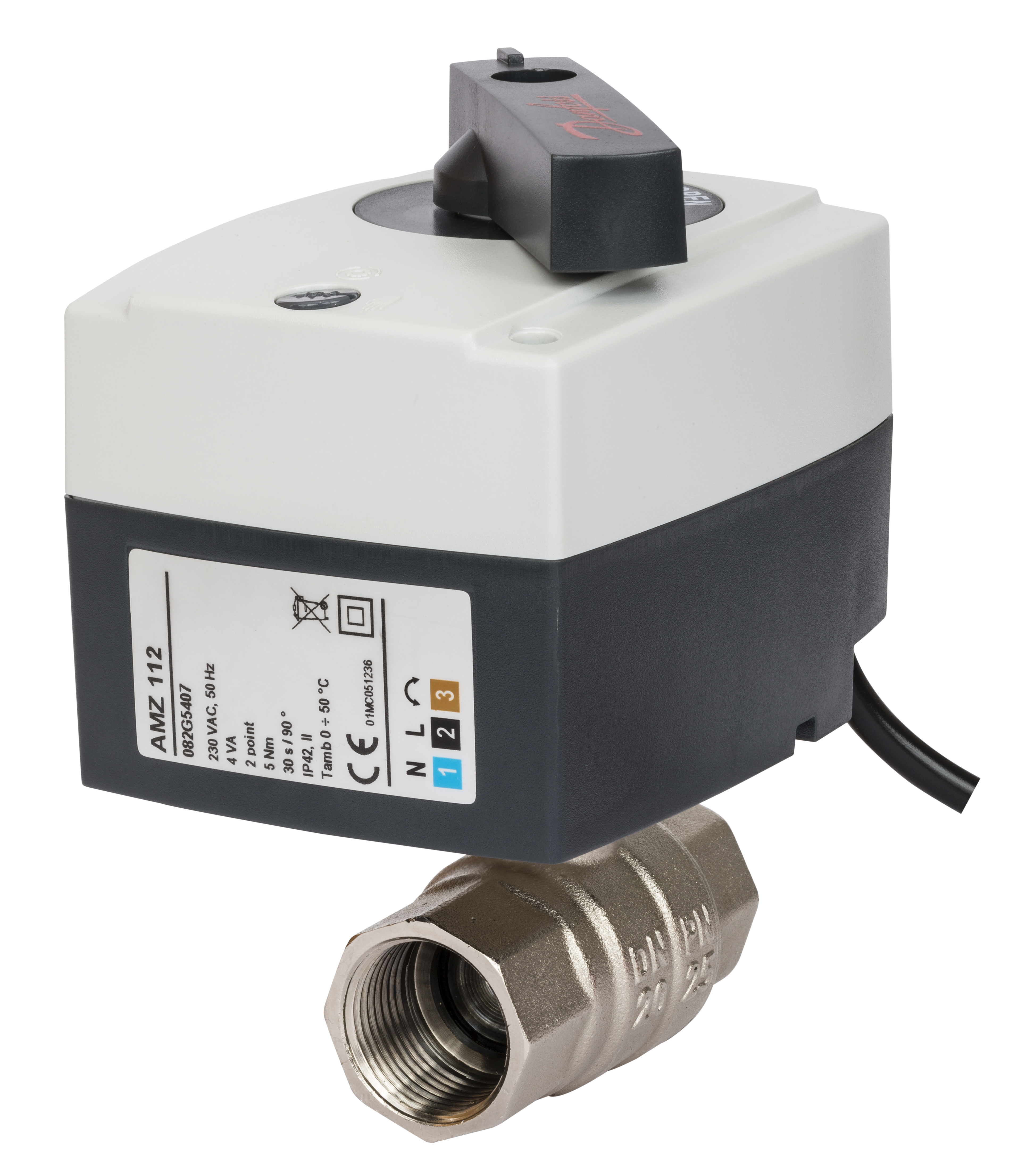 DVIEIGIS VOŽTUVAS SU PAVARA AMZ112 DN32  082G5409