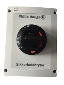 philip hauge Sikkerhetsbryter hauge kum 3125t1.v/emc ip65