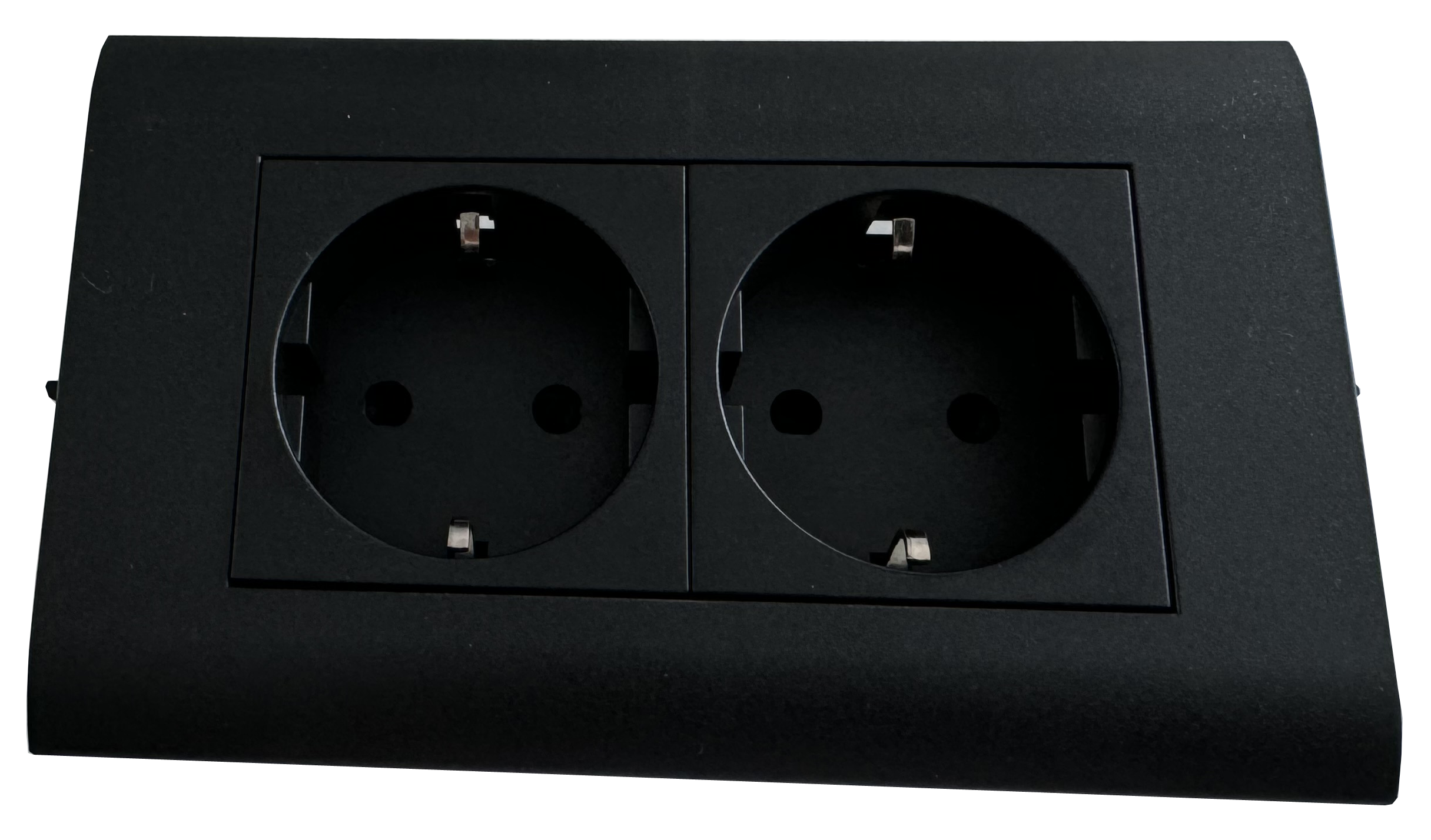 Stikk universal kanal stikk 2-veis Sort
