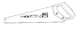 bahco Handsaw 300-14-f15/16-hp
