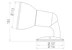 ensto Spotlight lampukas 203.11v 60w e27 1-vaihe