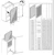 hager Internal panel steel for enclosures 650x500mm (hxw)