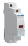 MERKKIVALOKALUSTE LED HAGER SVN122 PUNAINEN 230VAC