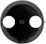 hager Antenna outlet tv+r 450201/451501 black