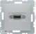 hager Vga socket outlet vga 15p d uk alu