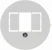 hager Centre plate av-devices white