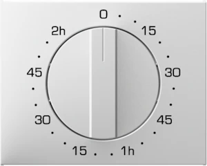 hager Centre plate f. timer 2041 white